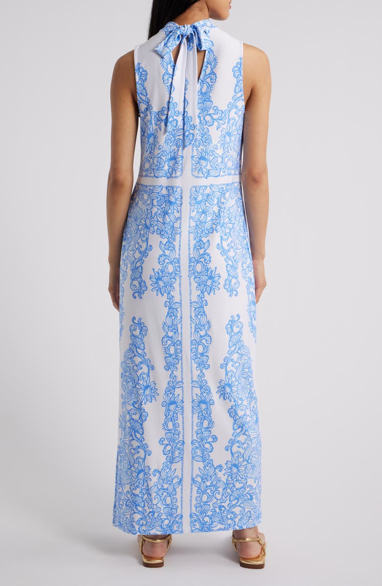 Lilly Pulitzer<sup>®</sup> Wellington Sleeveless Mock Neck Maxi Dress, Alternate, color,