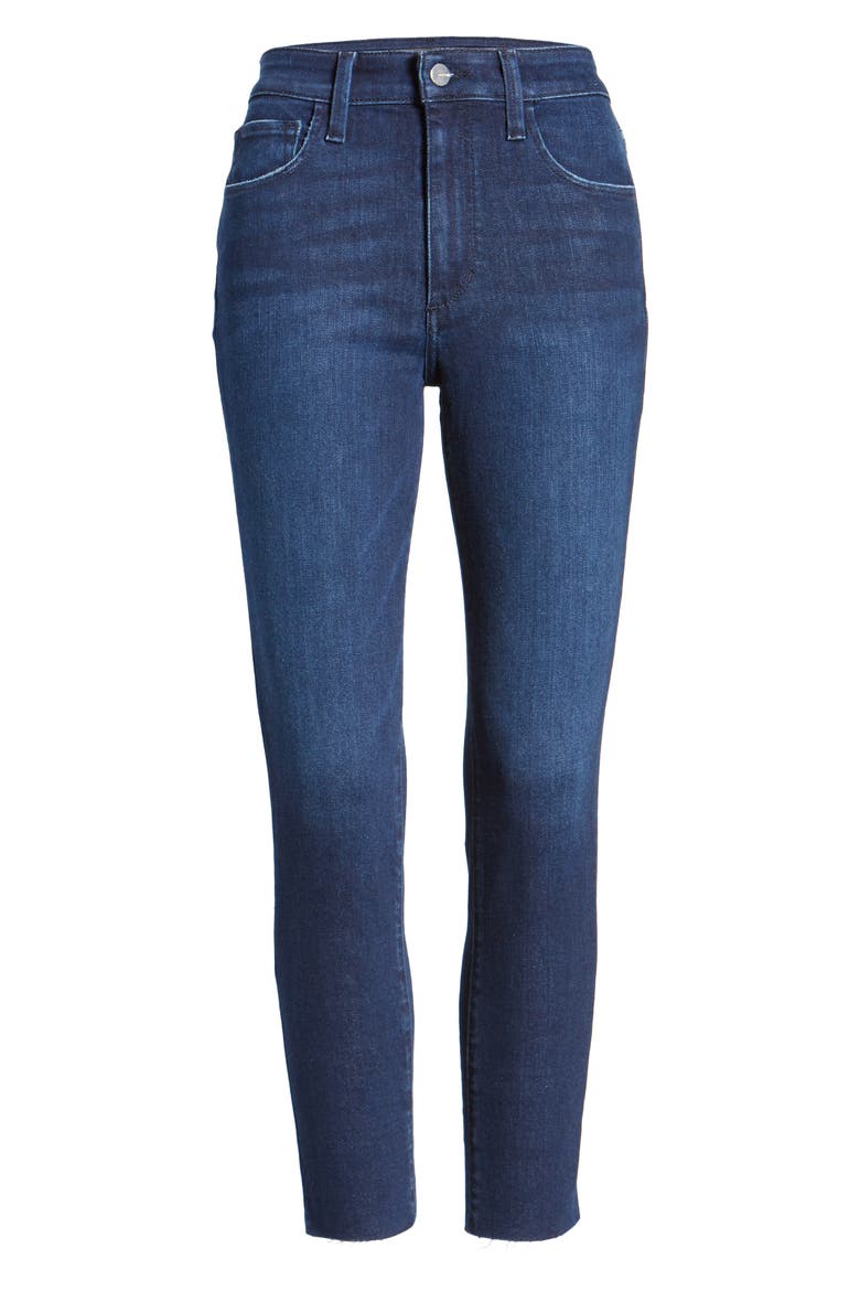 The Charlie High Waist Crop Skinny Jeans, Alternate, color, SNAPDRAGON