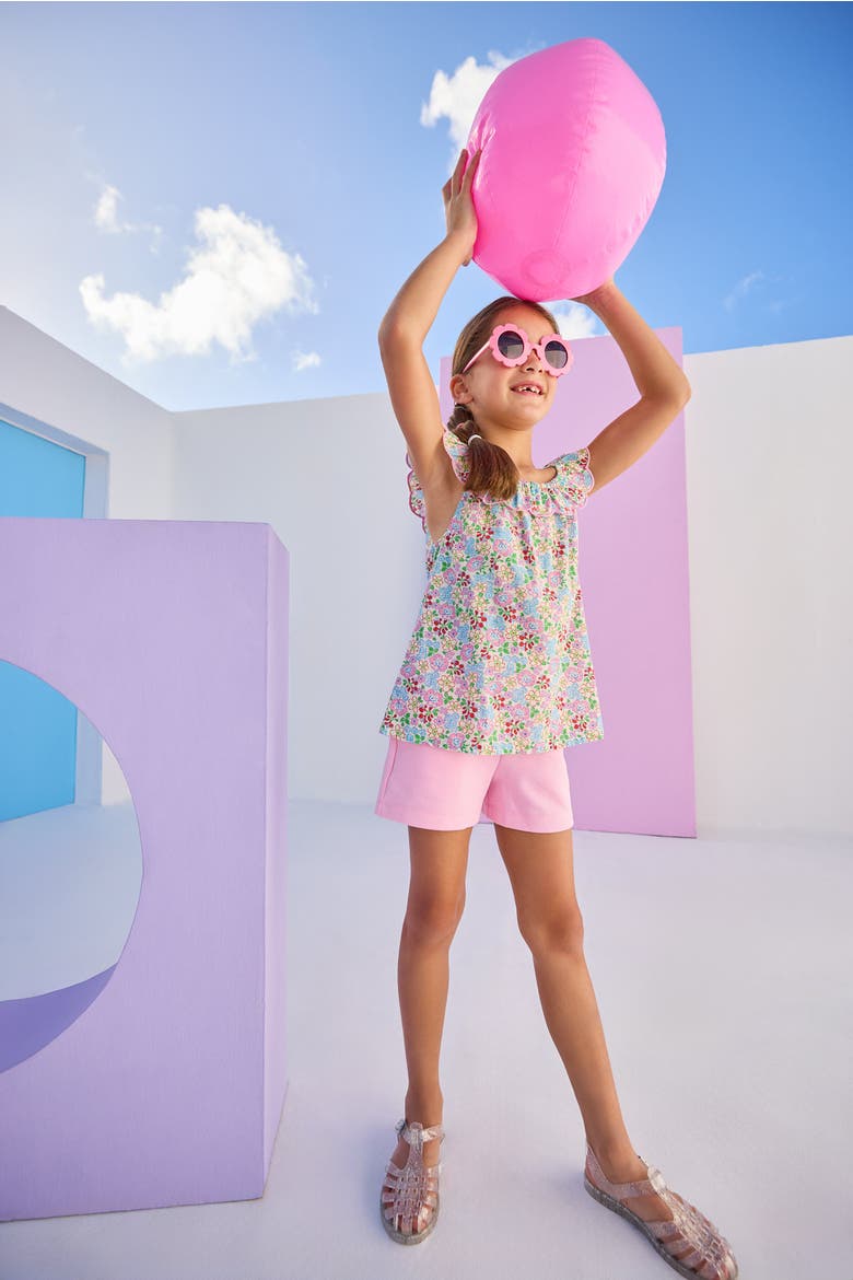 Kids' Basic Shorts, Alternate, color, Bubblegum
