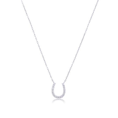 Diamond Horseshoe Necklace
