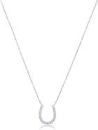 The Lovery Fine Jewelry Diamond Horseshoe Necklace