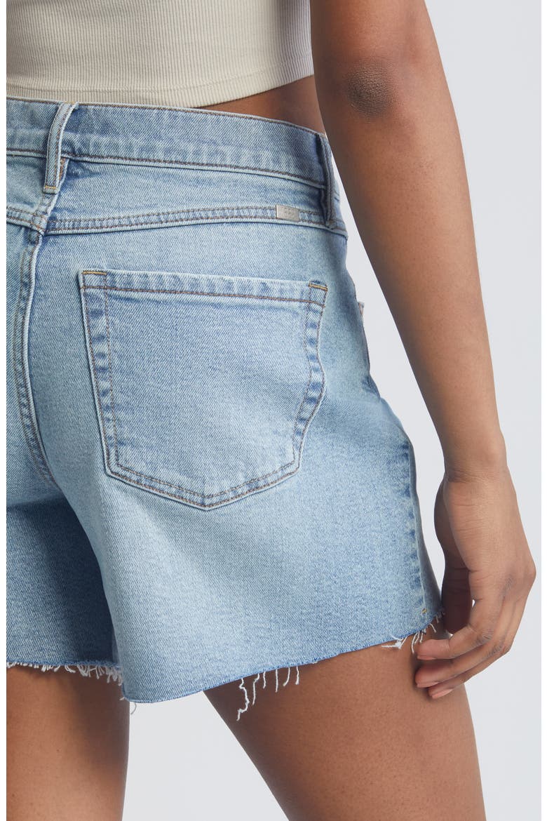 Loose Fit High Waist Denim Cutoff Shorts, Alternate, color, EDITH