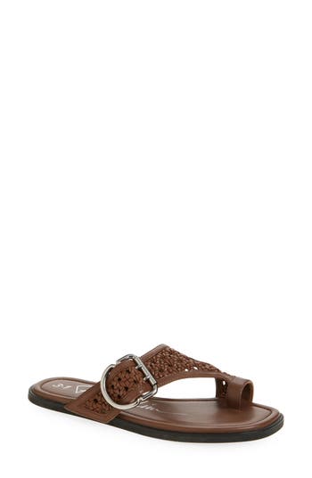 3.1 Phillip Lim Macrame Z-strap Toe Sandals Cocoa In Brown