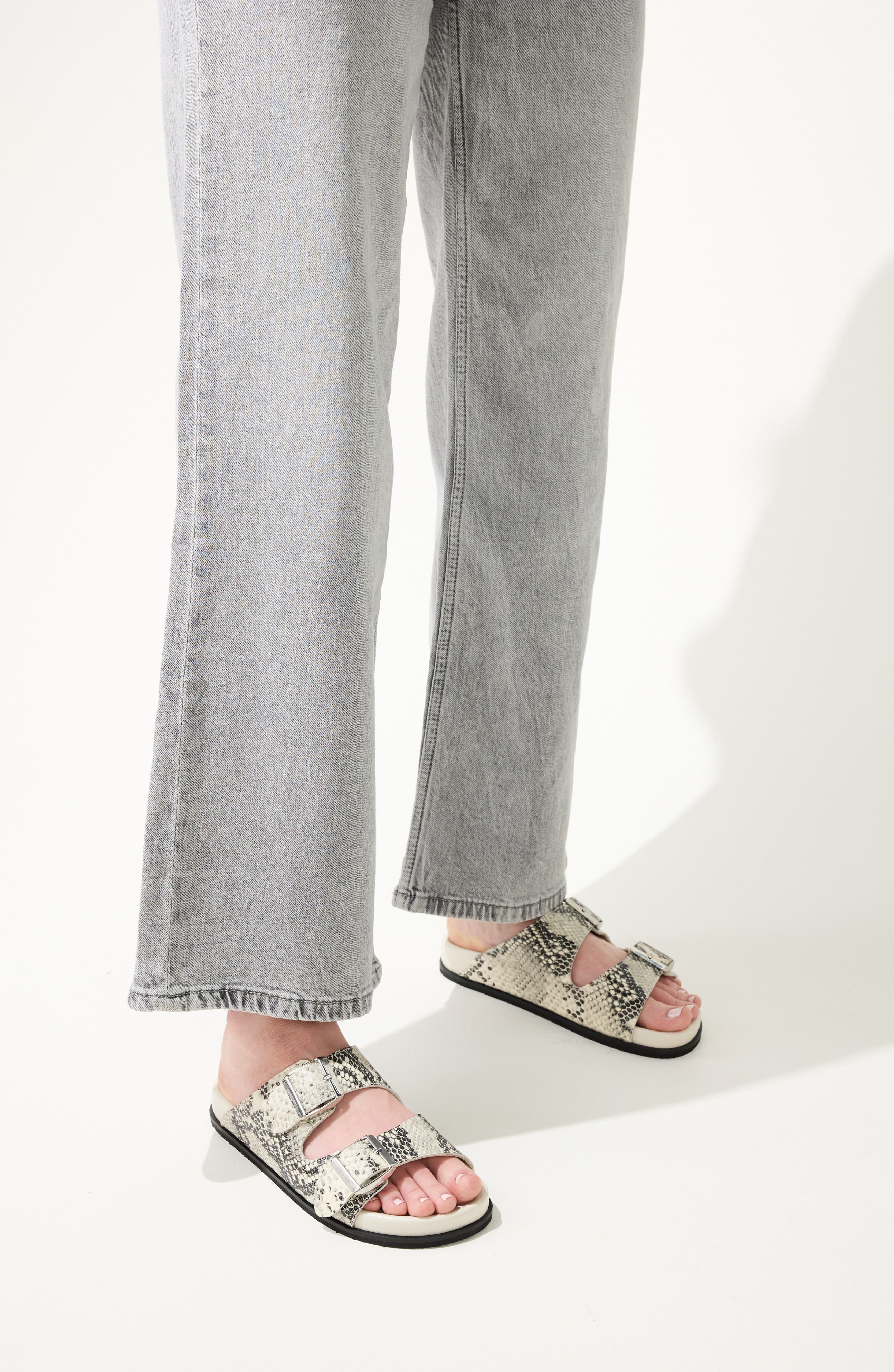 Yosi Samra Maya Slide Sandal, Alternate, color, Snake