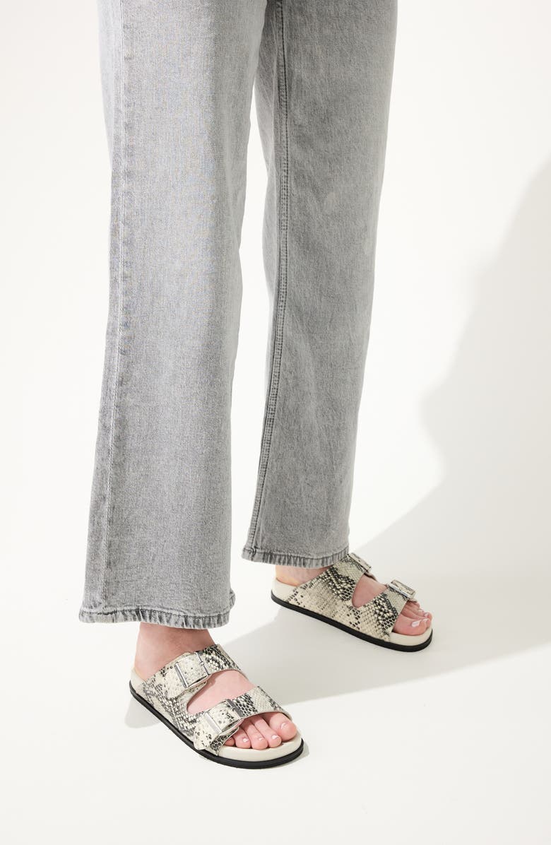 Yosi Samra Maya Slide Sandal, Alternate, color, Snake