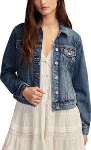 Lucky Brand Tomboy Denim Trucker Jacket