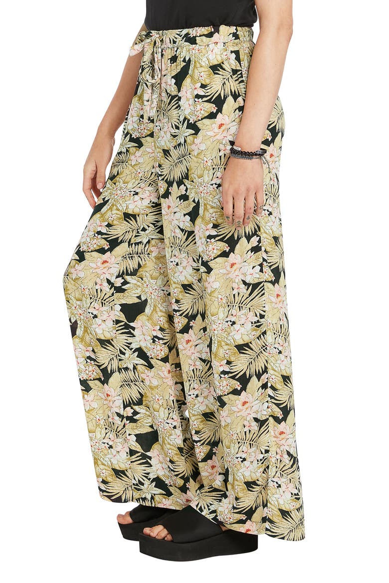 Frondly Fire Wide Leg Pants, Alternate, color, BLACK COMBO