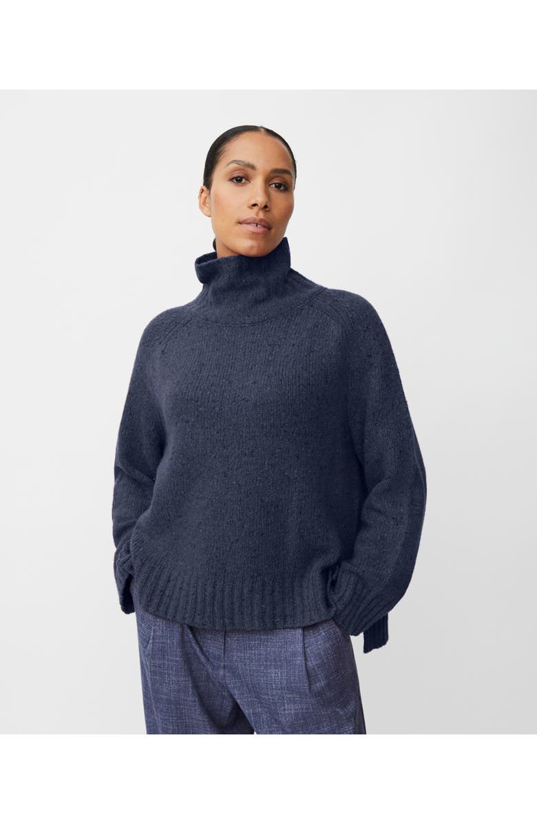 Masai Copenhagen MaFenoria Turtle Neck Sweater, Main, color, Navy Blazer