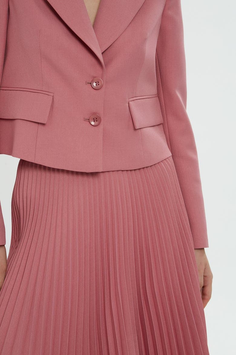 Pink Set with Pleated Skirt, Alternate, color, Pink