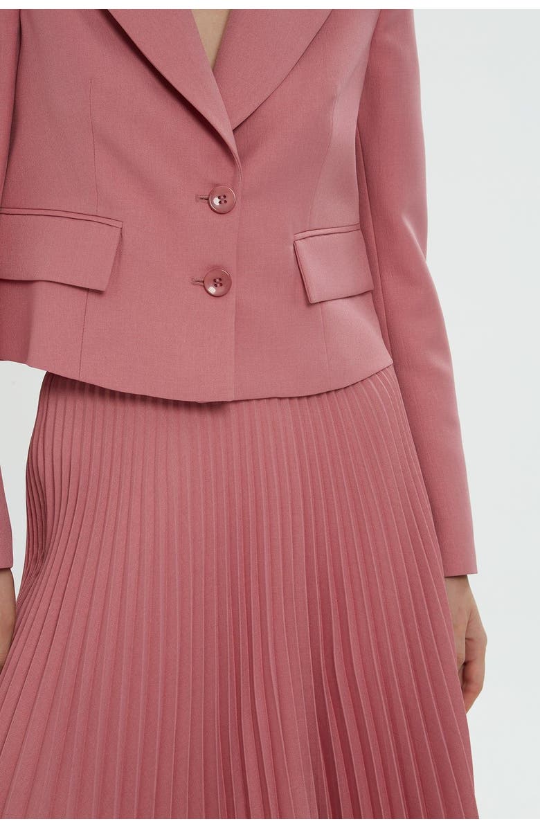 Gizia Pink Set with Pleated Skirt, Alternate, color, Pink