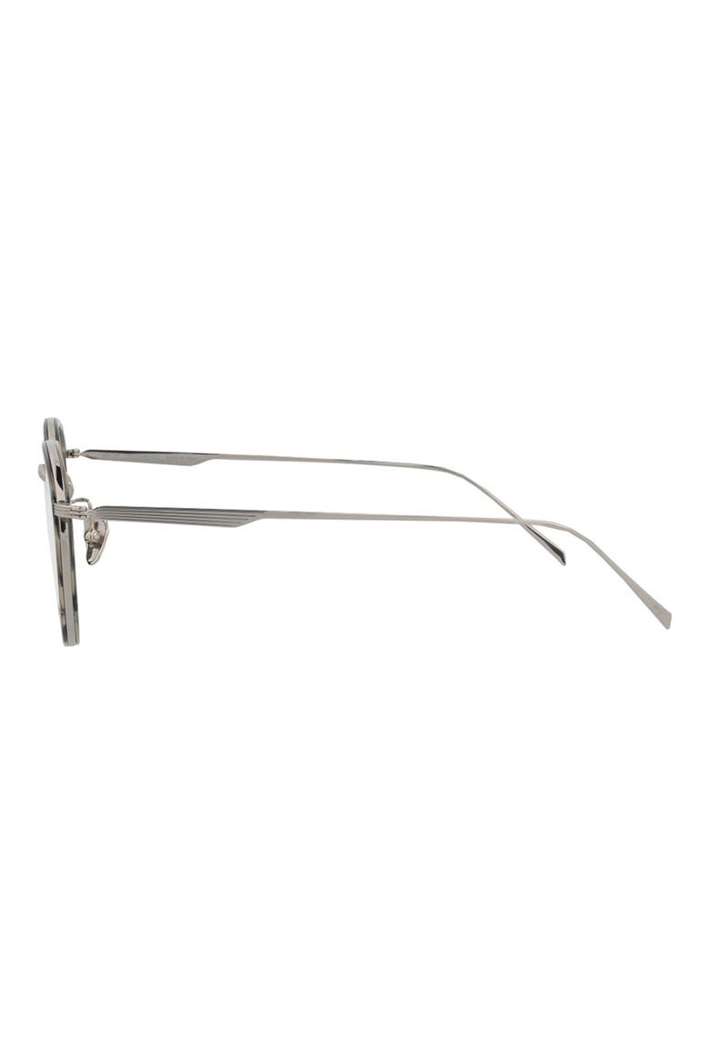 46mm Round Optical Frames, Alternate, color, GREY GUNMETAL TRANSPARENT