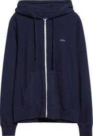 【IONSEOUL】Noah Brushed Two Way Hood Zip-Up 4FM331 Classic Lightweight Zip-Up Hoodie - Noah