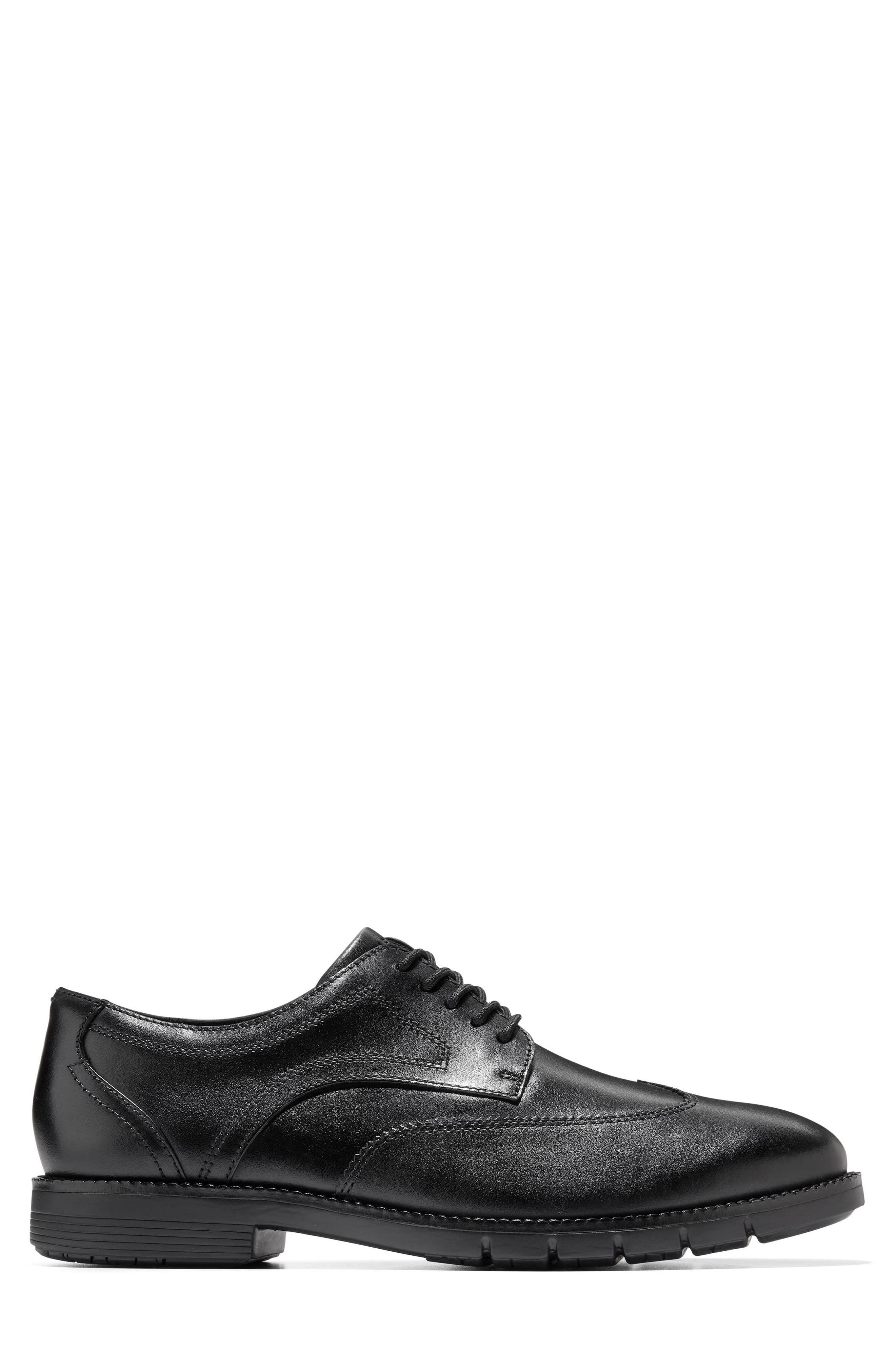 Cole Haan FlexGrand 360 Wingtip Derby, Alternate, color, Black