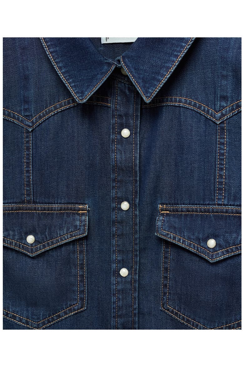 Chest Pocket Denim Shirt, Alternate, color, OPEN BLUE