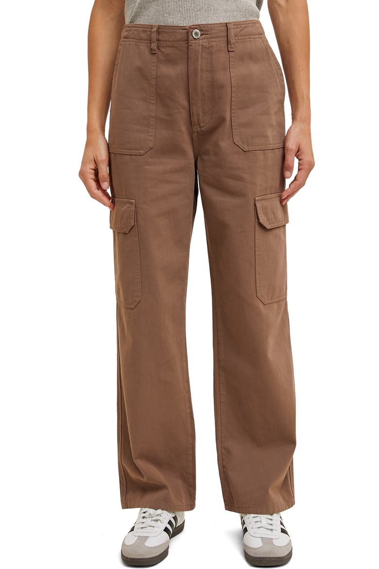 Straight Leg Cargo Pants, Main, color, MOCHA