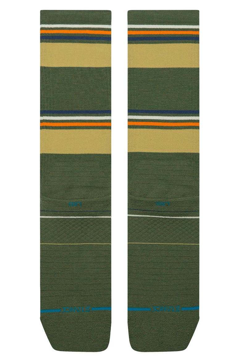 Walton Hike Light Crew Socks, Alternate, color, GREEN