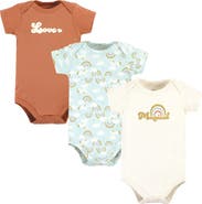 Hudson Baby Cotton Bodysuits 3-Pack