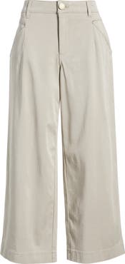 Wit & Wisdom Wyatt Skyrise Crop Wide Leg Twill Pants