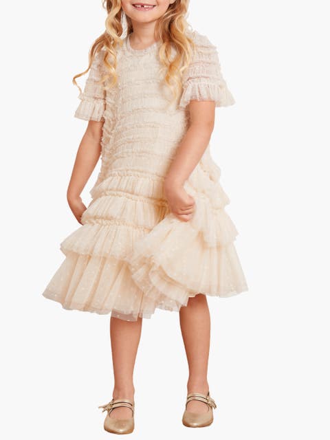 Valentine Ruffle Kids Dress