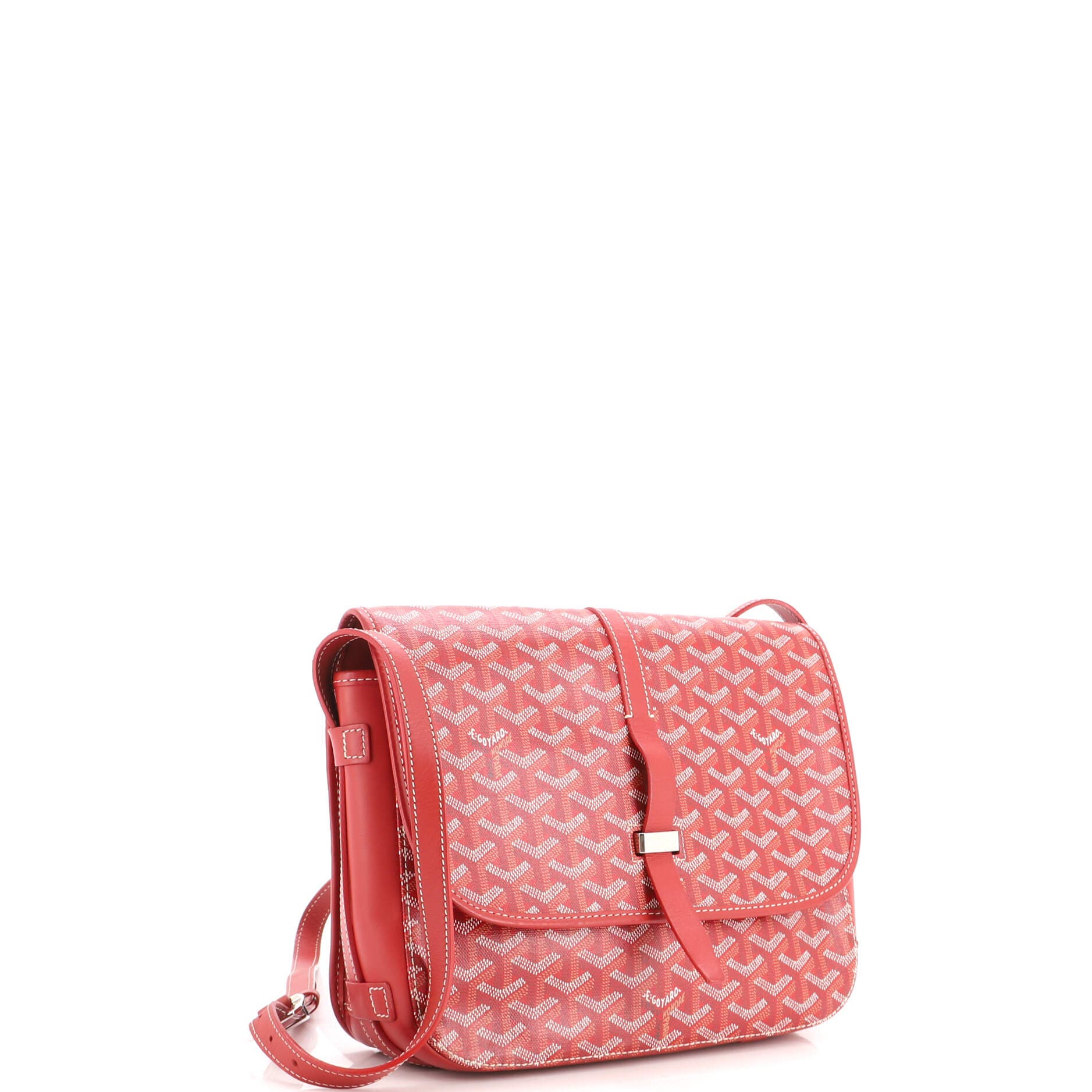 Belvedere II Messenger Bag Coated Canvas MM, Alternate, color, Red