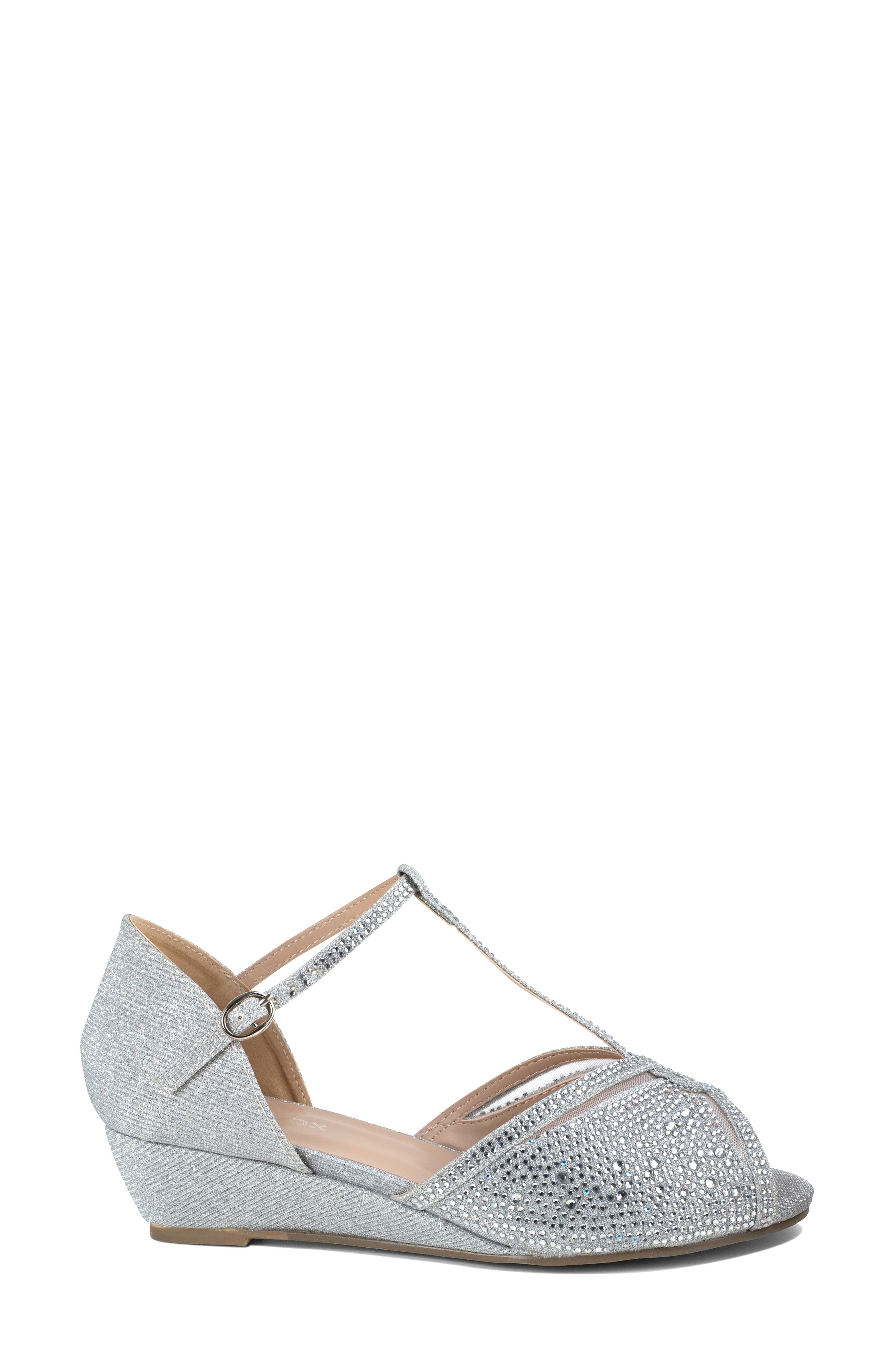 Paradox London Pink Janelle Wedge Sandal, Alternate, color, Silver