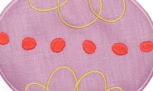 Piecework Puzzles Assorted Set Of 4 Deck The Halls Linen Cocktail Napkins In Multi