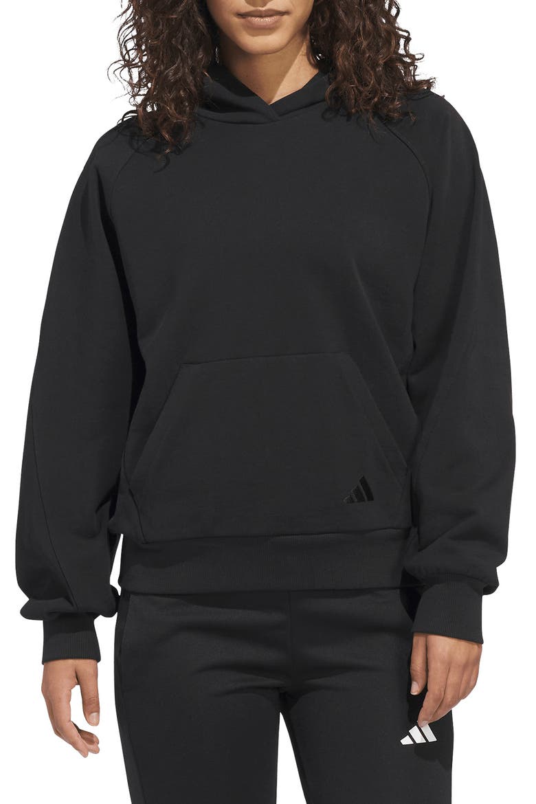 Kit Small Logo Hoodie, Main, color, BLACK