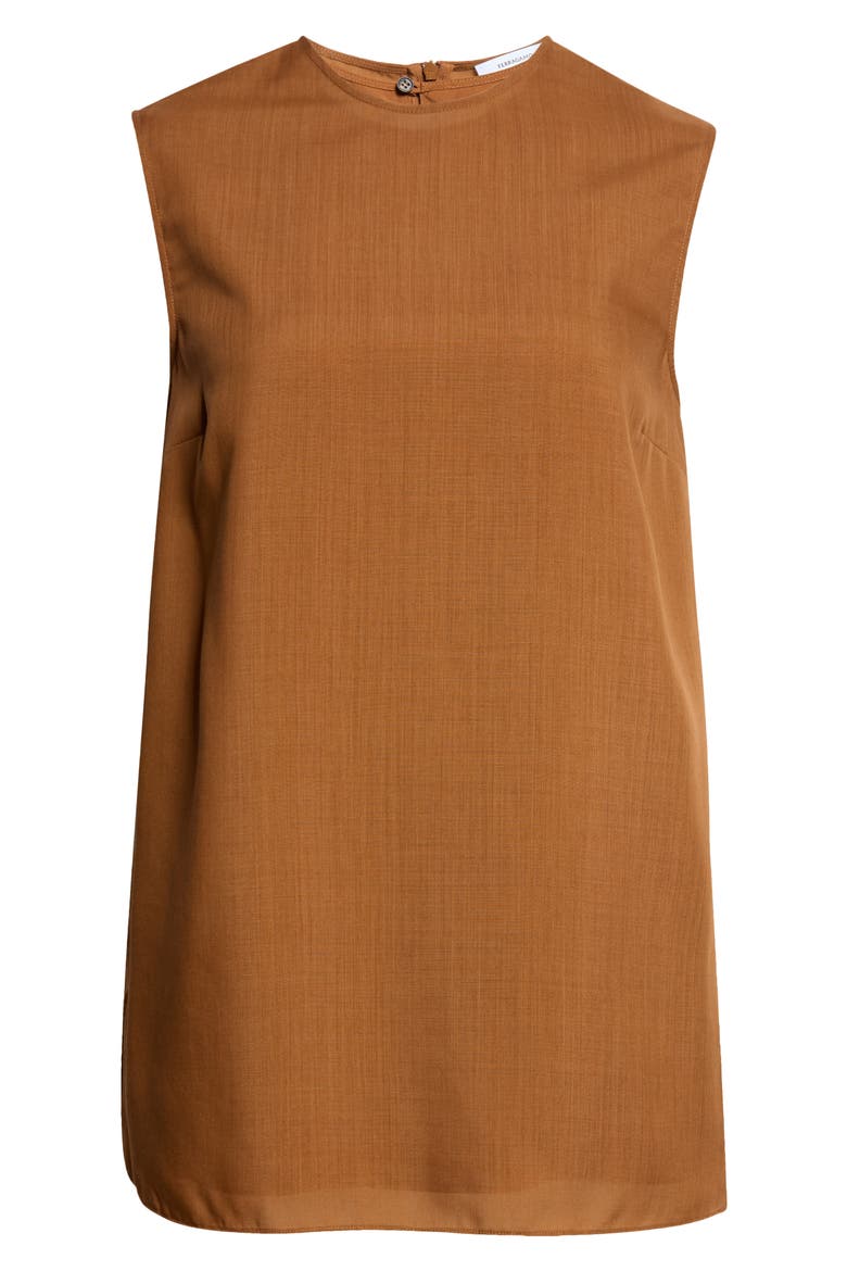 Sleeveless Top, Main, color, COGNAC