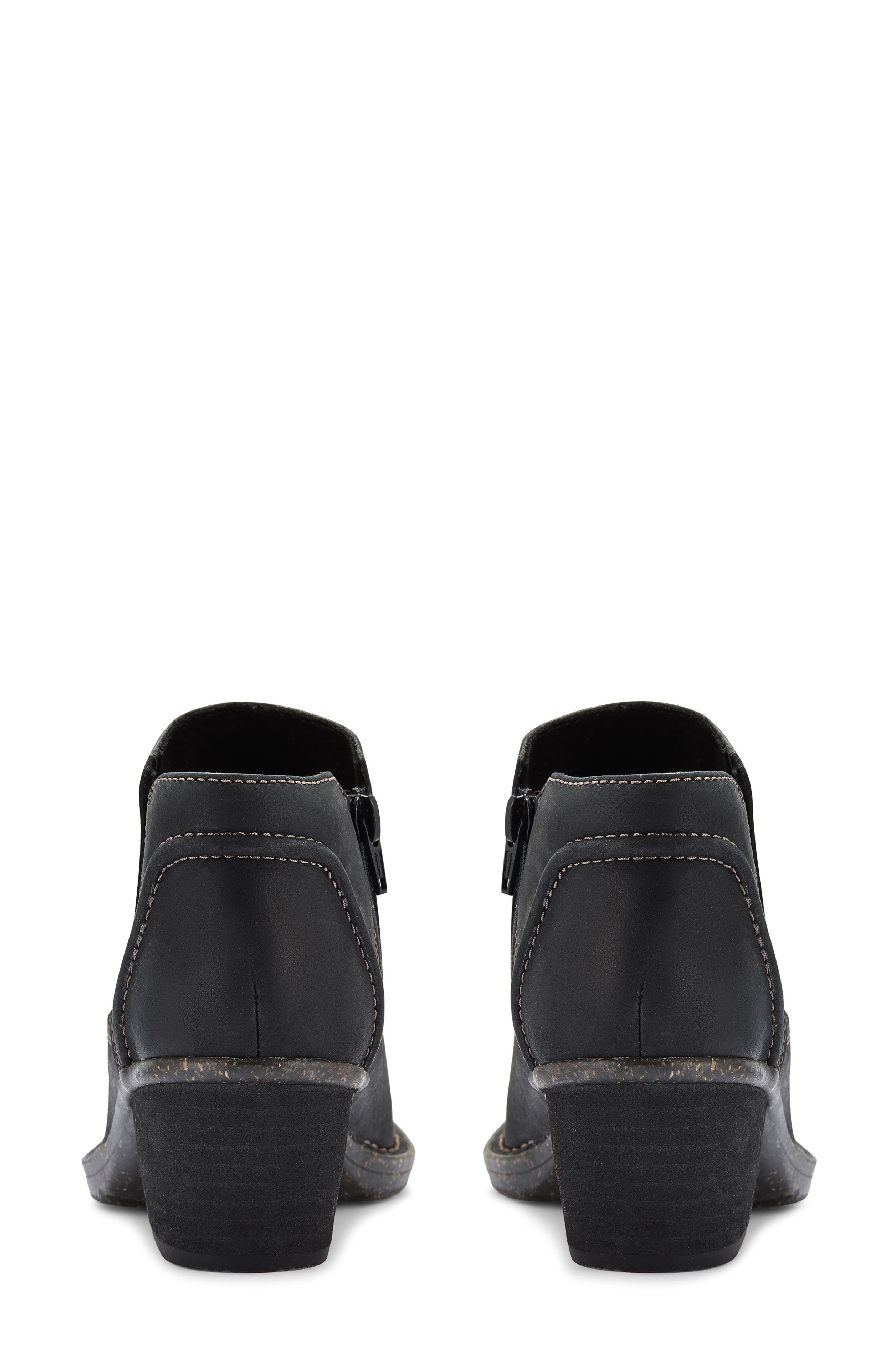 Clarks<sup>®</sup> Kastela Ankle Bootie, Alternate, color, Black Leather