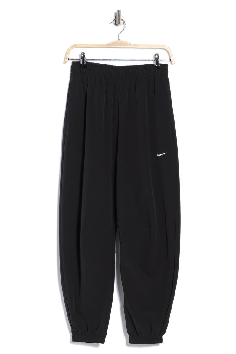 One Repel High Waist Woven Pants, Alternate, color, BLACK/ WHITE