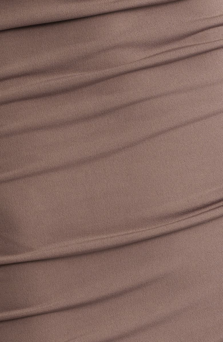 BP. Strapless Drop Waist Minidress, Alternate, color, Brown Quartz