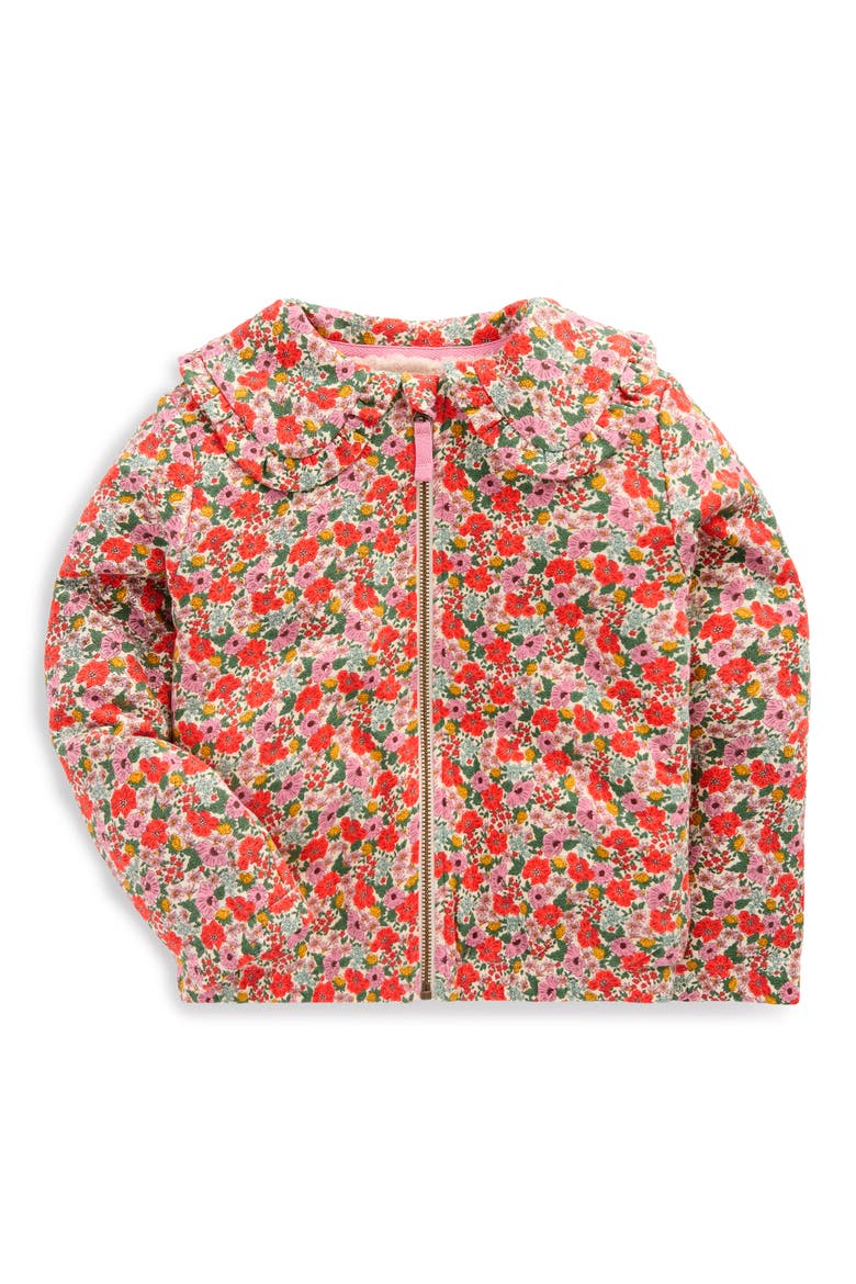 Kids' Printed Floral Zip Front Top, Main, color, FLORAL
