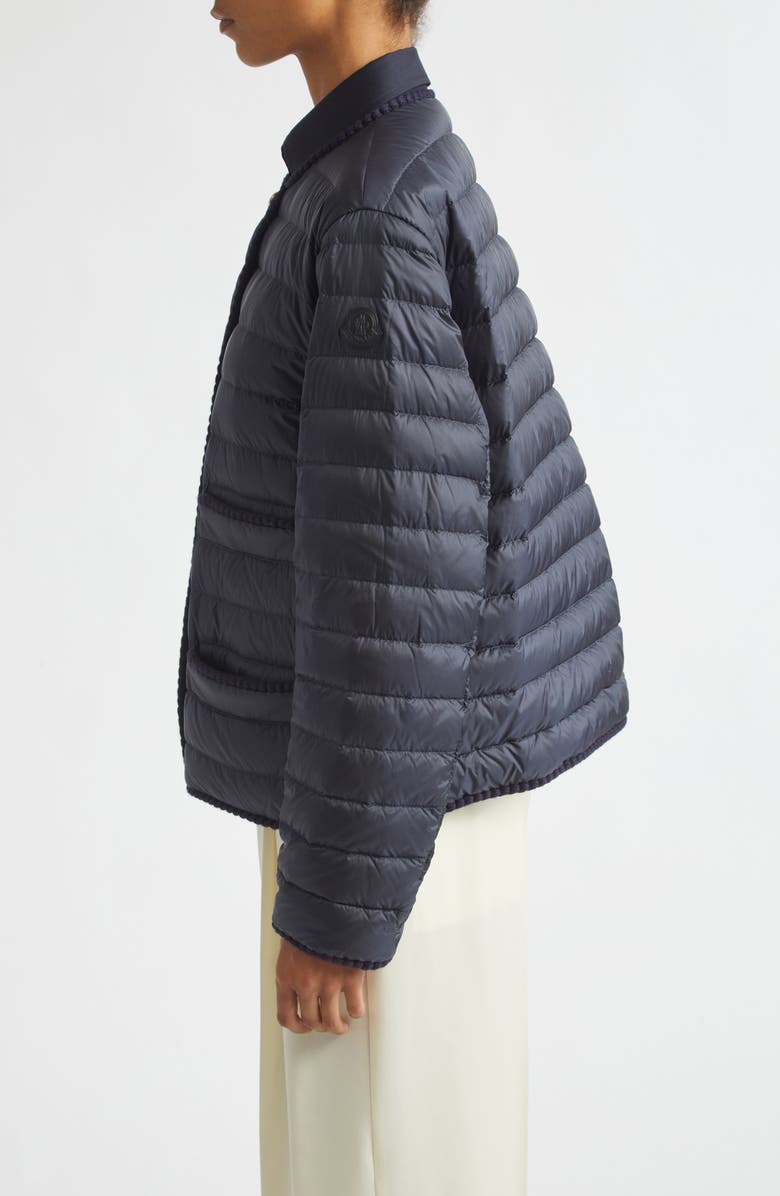 Moncler Circaete Quilted Down Jacket, Alternate, color, Blue