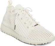Jimmy Choo Veles Imitation Pearl Open Stitch Knit Sneaker