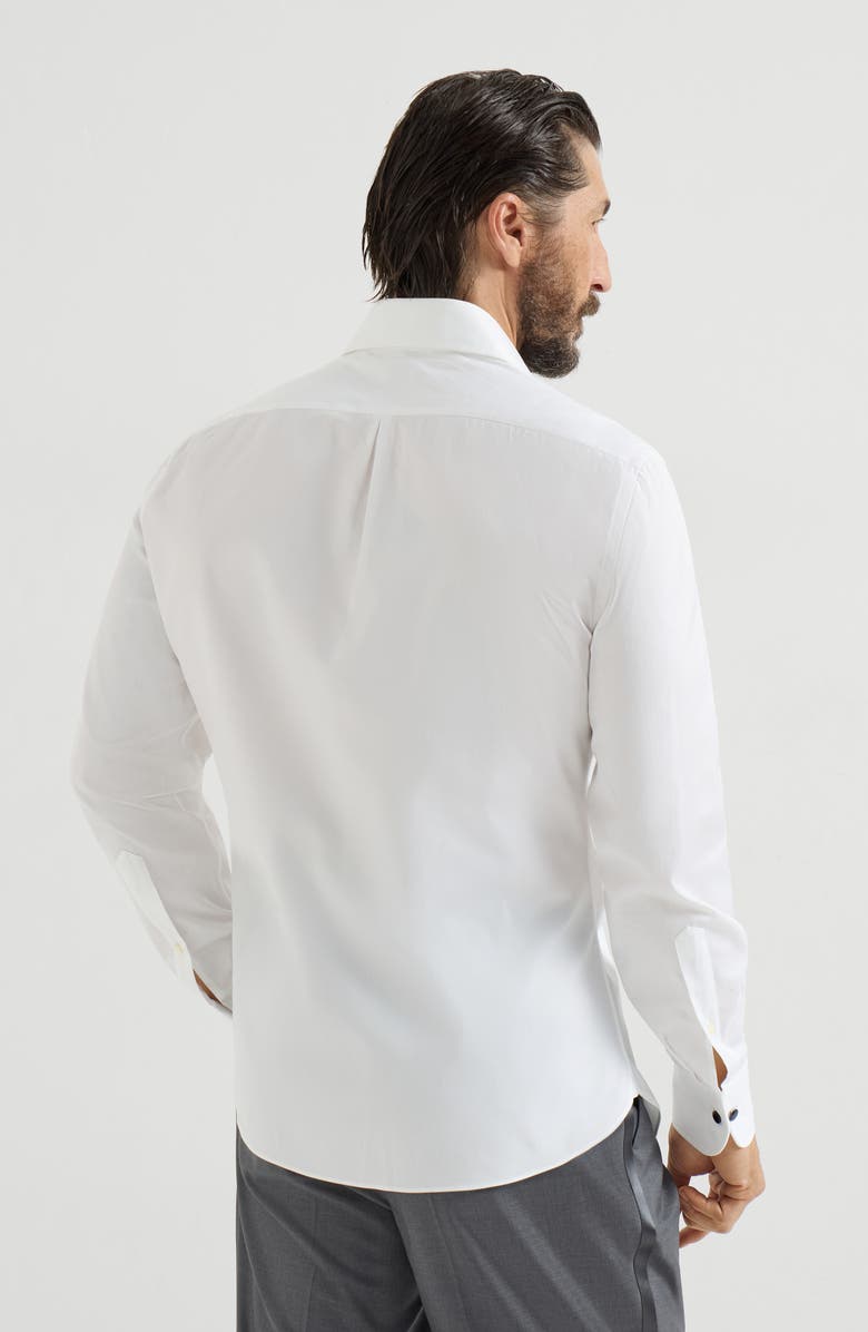 Brunello Cucinelli Twill shirt, Alternate, color, White