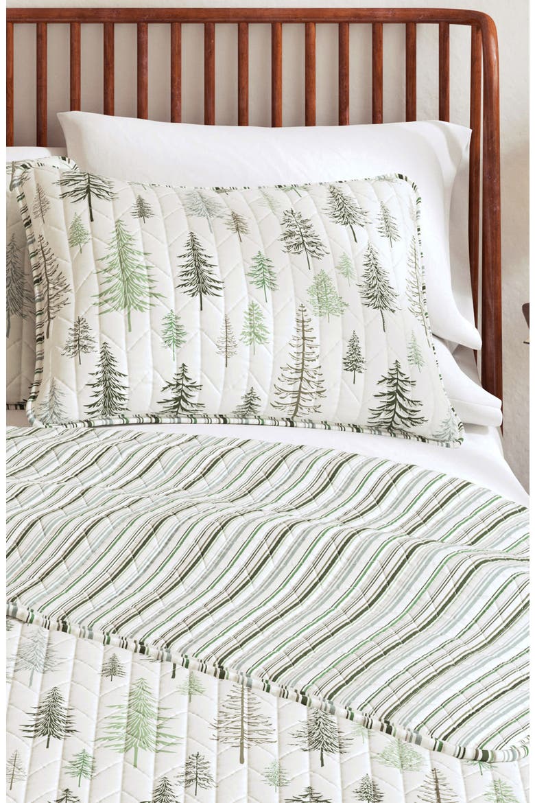 Forest Tree Quilt Set, Alternate, color, LODGE TREES