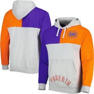 Mitchell & Ness Men's Mitchell & Ness Heather Gray Phoenix Suns Tie-Breaker Pullover Hoodie