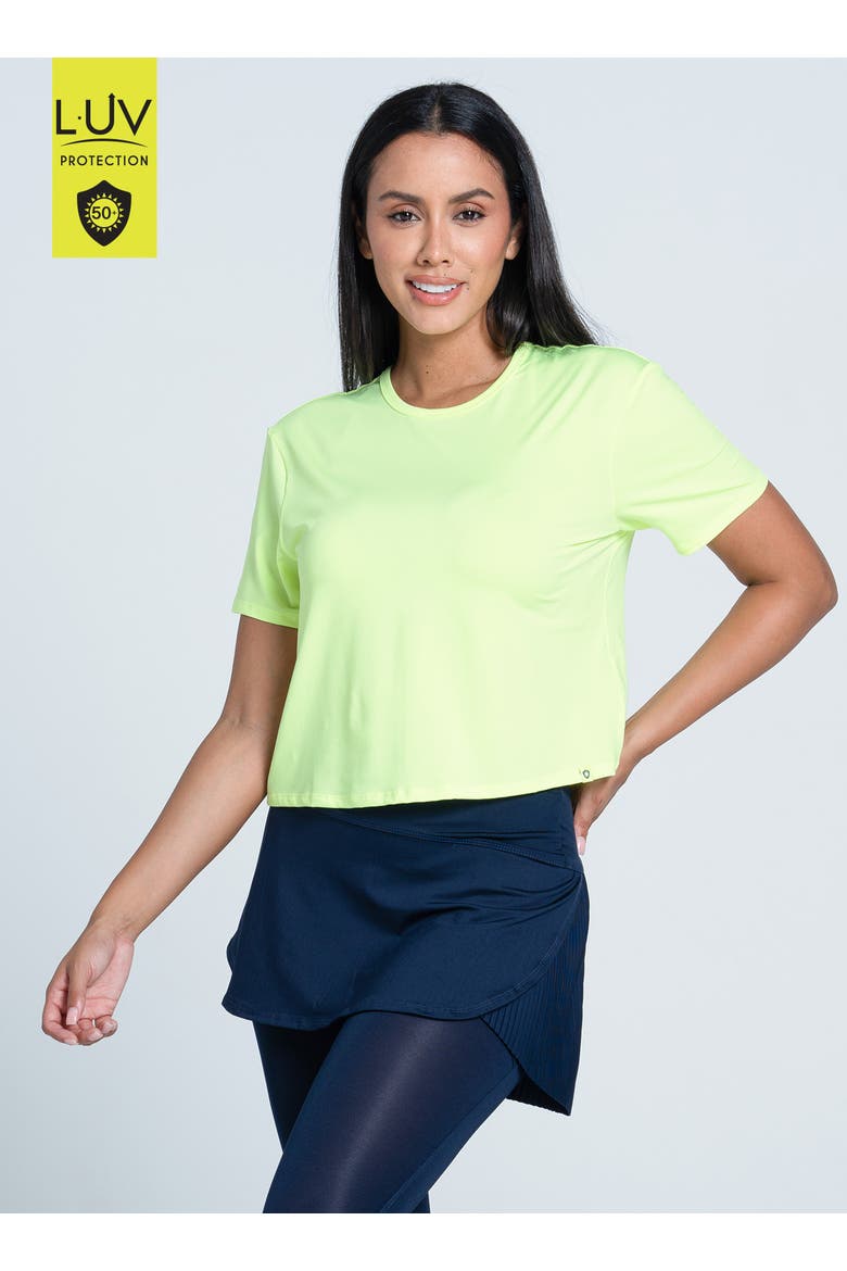 Power Box Tee, Main, color, Lemon Frost