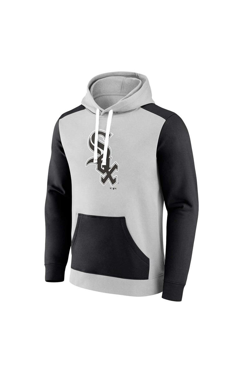 FANATICS Men's Fanatics Branded Gray/Black Chicago White Sox Arctic Pullover Hoodie, Alternate, color, Gray
