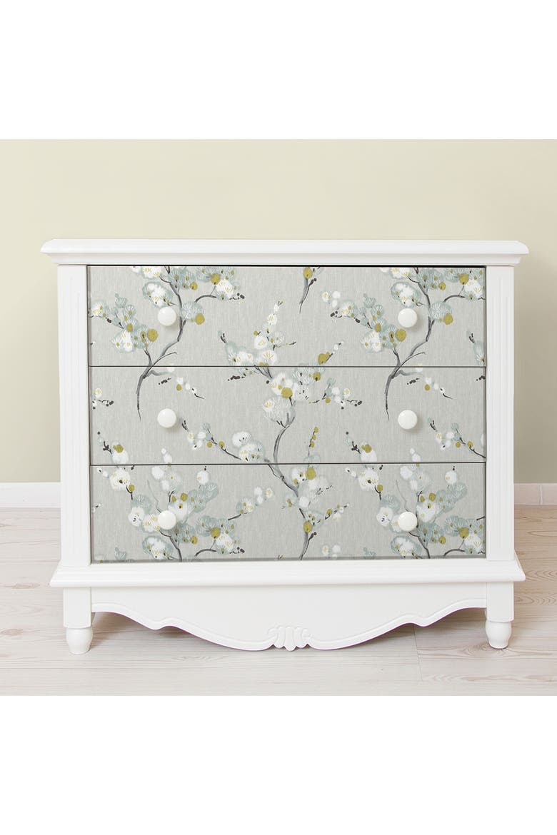 Mirei Peel and Stick Wallpaper, Alternate, color, GREY