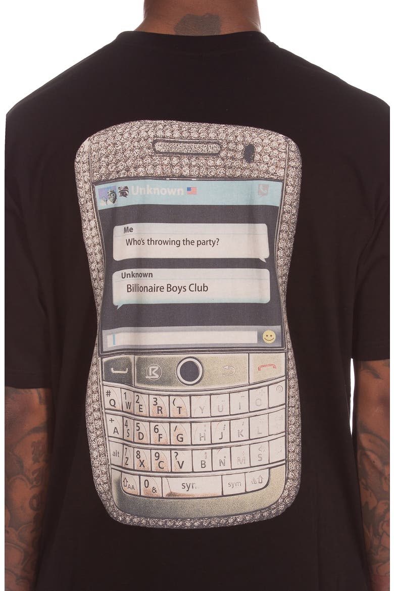 Text Graphic T-Shirt, Alternate, color, BLACK