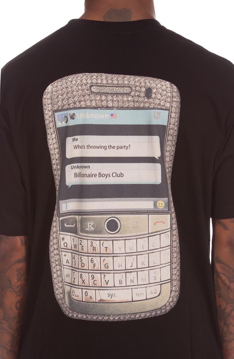Billionaire Boys Club Text Graphic T-Shirt, Alternate, color, Black