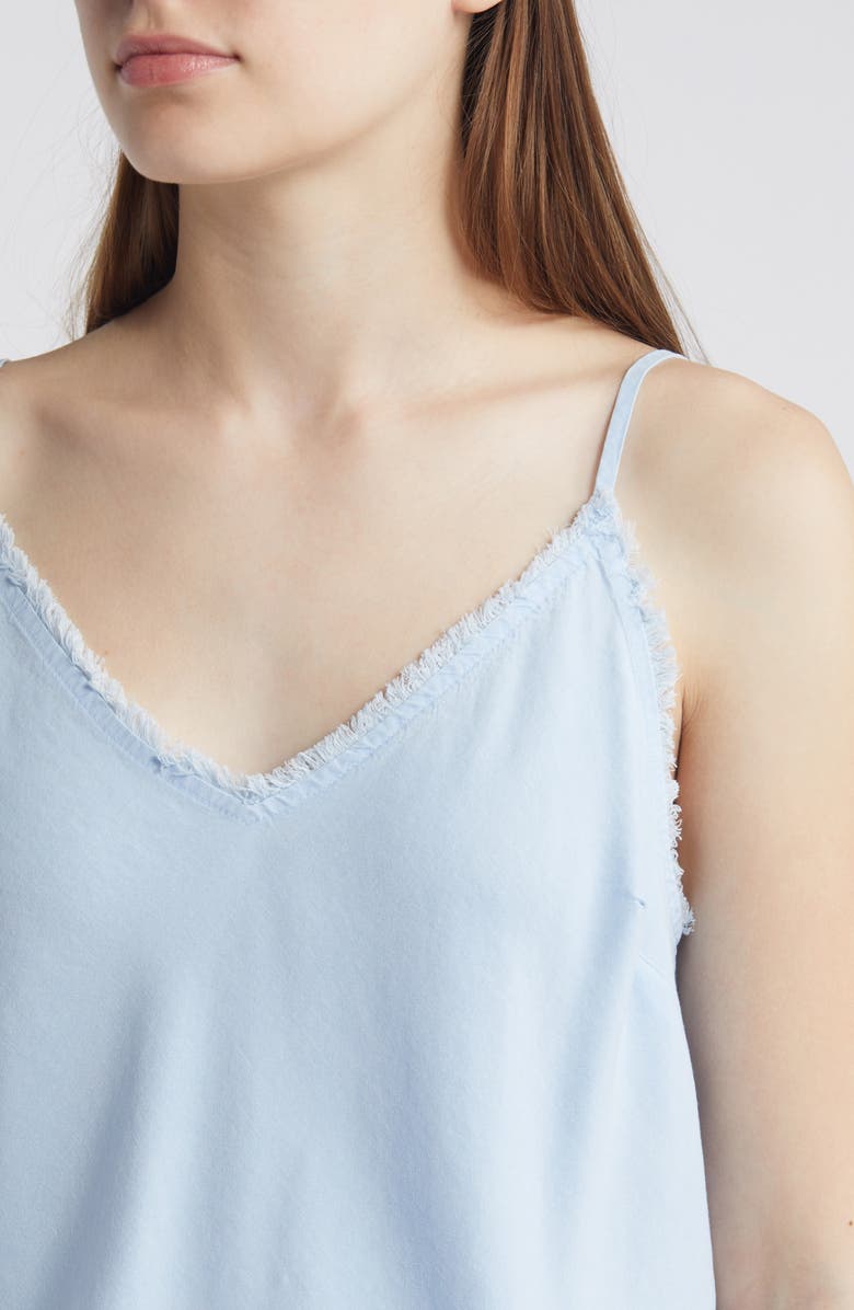 Bella Dahl Frayed Edge Camisole, Alternate, color, Blue Oasis