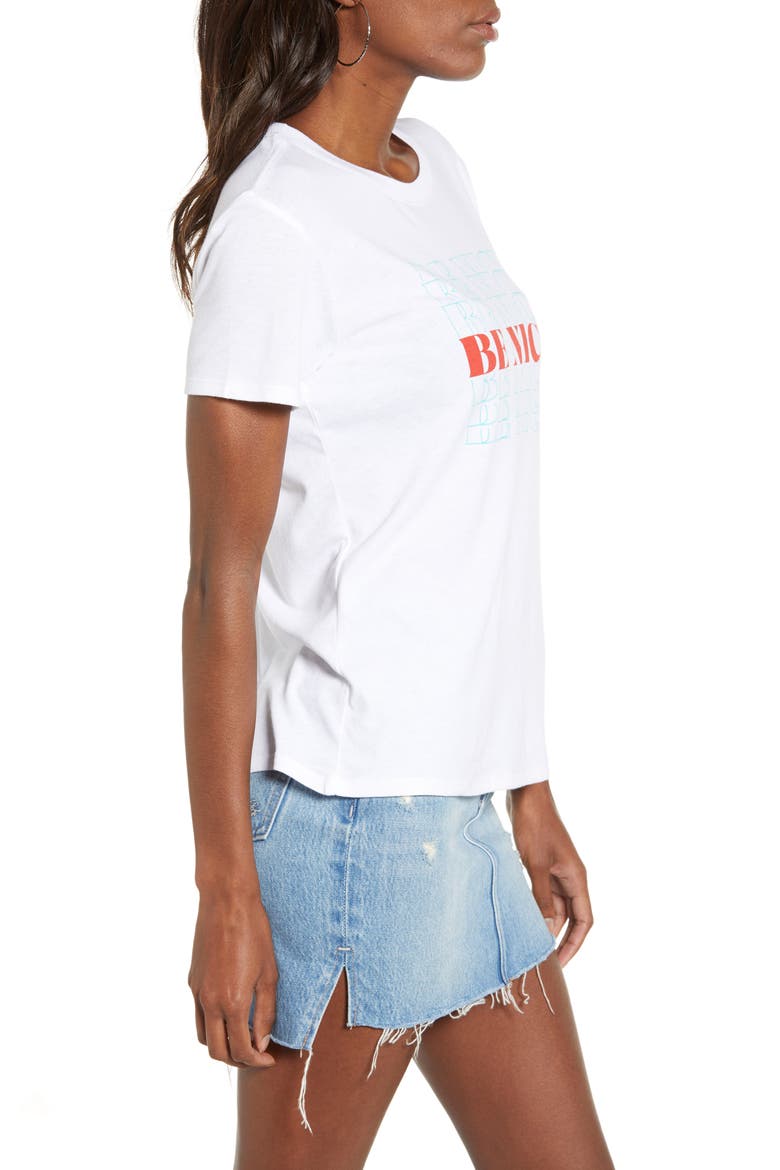 Be Nice Graphic Tee, Alternate, color, WHITE