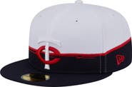 New Era Men's New Era  Navy/White Minnesota Twins Paint Stroke 59FIFTY Fitted Hat