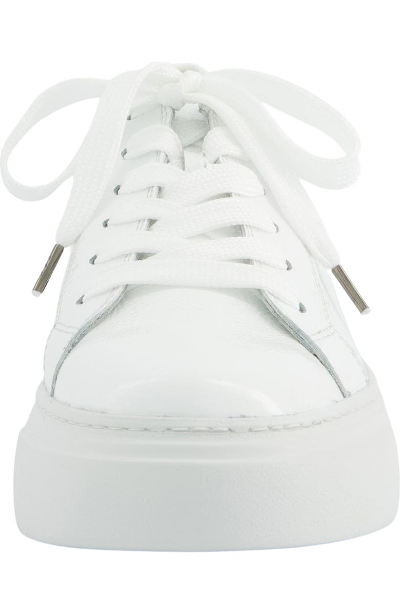 Paul Green Dumont Sneaker, Alternate, color, White Crinkled Patent