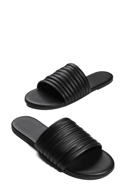 Tkees Caro Slide Sandal In Black