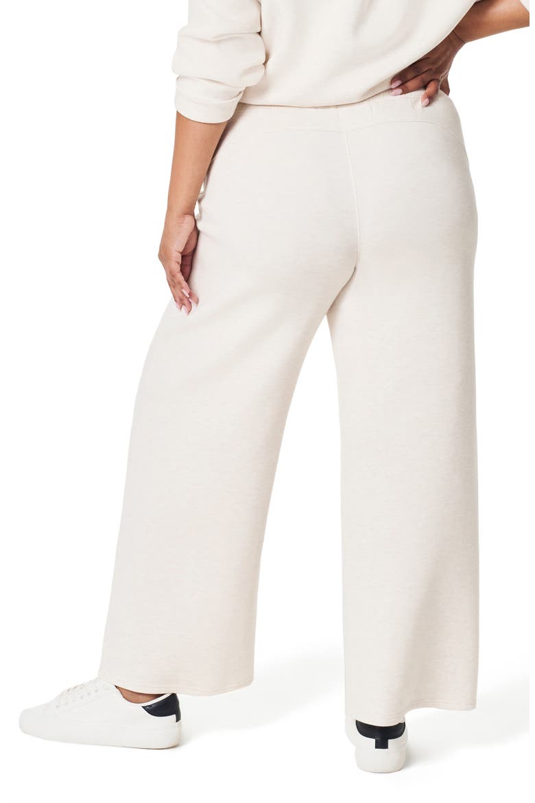 Air Essentials Wide Leg Crop Pants, Alternate, color, OATMEAL HEATHER