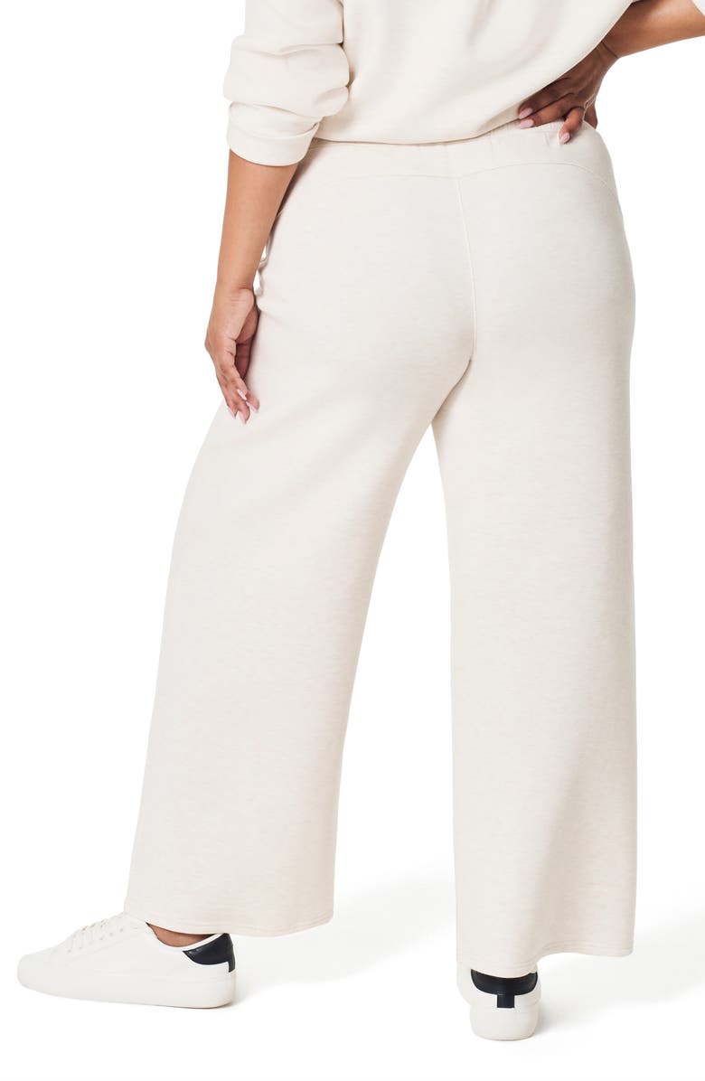 SPANX<sup
®</sup
 Air Essentials Wide Leg Crop Pants, Alternate, color, Oatmeal Heather