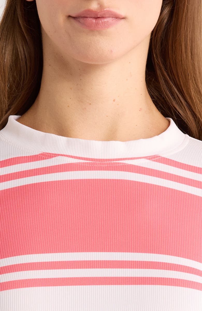 lemlem Azeb Stripe Rib Rashguard, Alternate, color, Ayele Fragaria